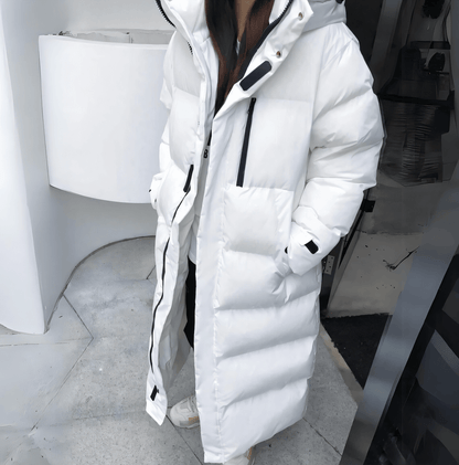 Warm Women's Padded Parka Coat