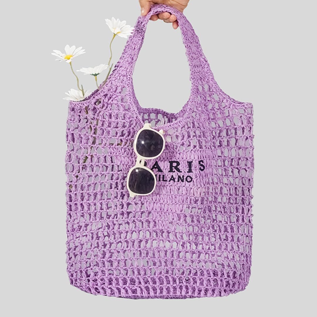 Alexandra | Casual Straw Tote Weave Shoulder Bags