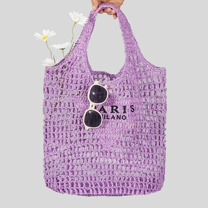 Alexandra | Casual Straw Tote Weave Shoulder Bags