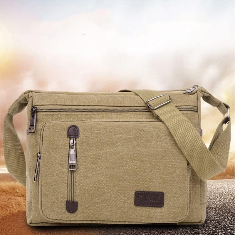 Vintage Style Cotton Messenger Shoulder Bag