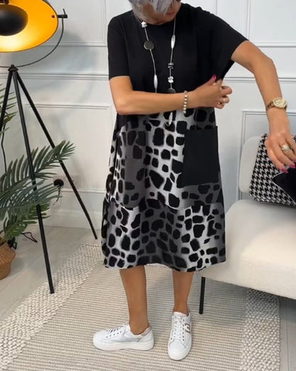 Classic Ladies Floral Midi Dress