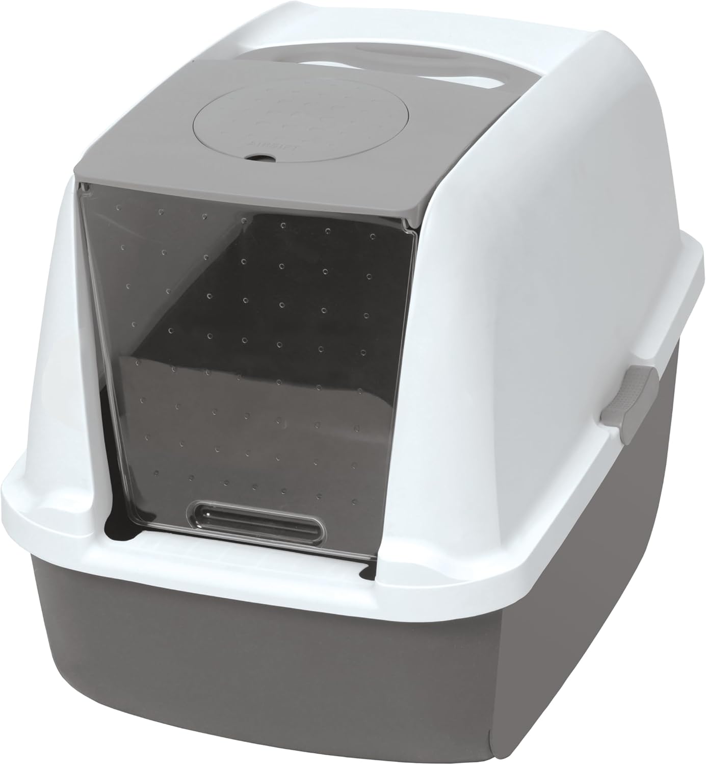 Large Covered Cat Litter Box with Odor Absorbent Filter - Luxivelle
