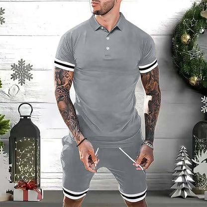 Relaxed Fit Summer Clothing Set for Men