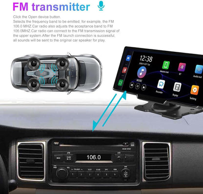 Advanced Car GPS Display with CarPlay and Auto