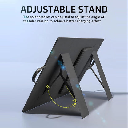 Compact 1000W Portable Solar Power Charger Kit