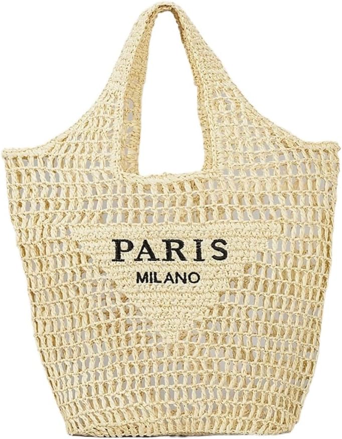Alexandra | Casual Straw Tote Weave Shoulder Bags