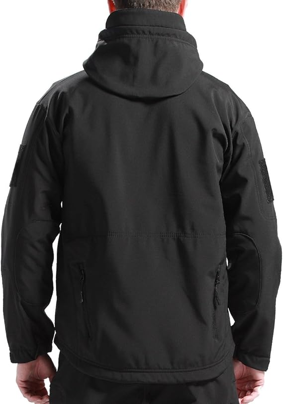 Waterproof Windproof Outdoor Jacket with Fleece and Pockets