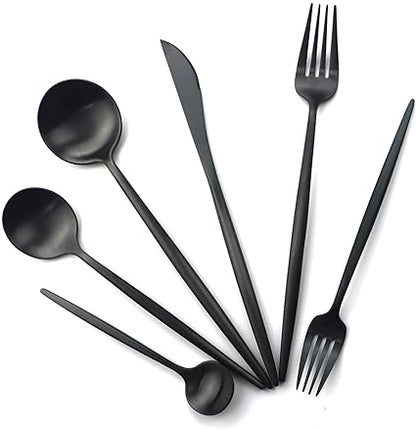 Modern 36-Piece Stainless Steel Cutlery Set