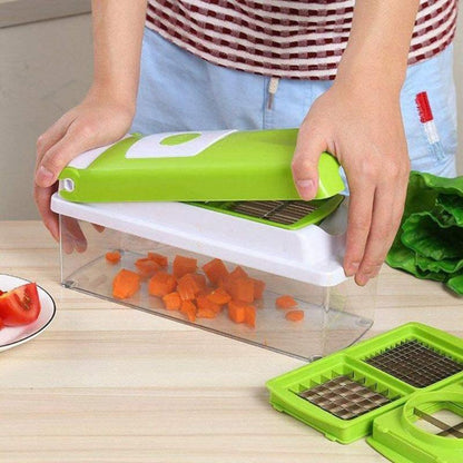 Easy 12-in-1 Veggie Chopper and Slicer Kitchen Tool