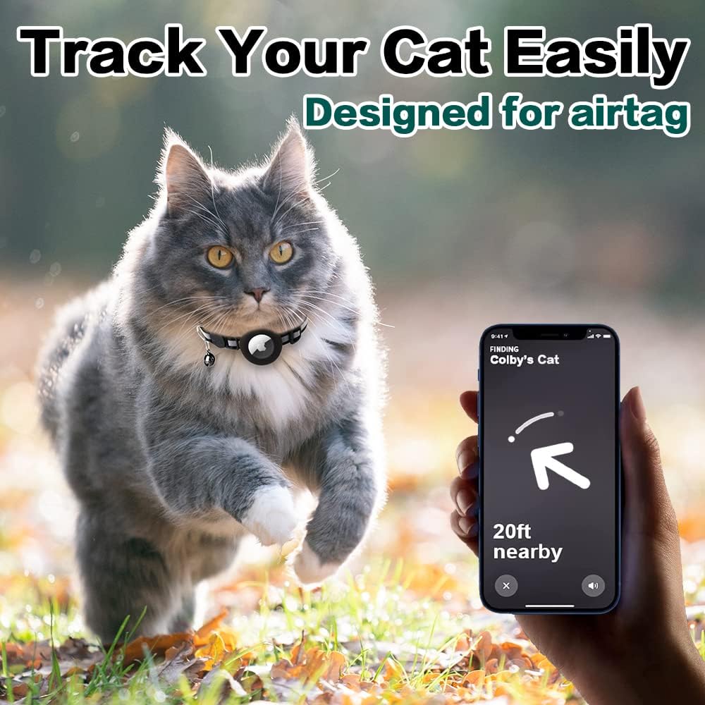 Adjustable Pet Collar with Quick Release – Reflective & Tracker Friendly