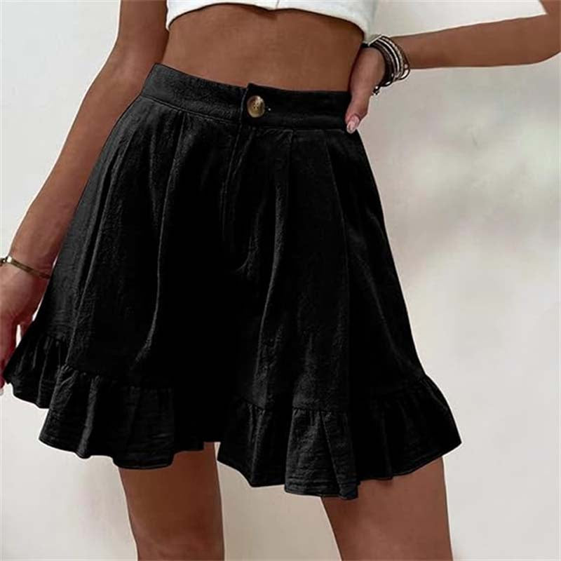 Lightweight Summer Ruffle Shorts