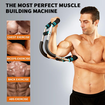 Compact Arm Trainer – Adjustable Fitness Bar for Home Workout