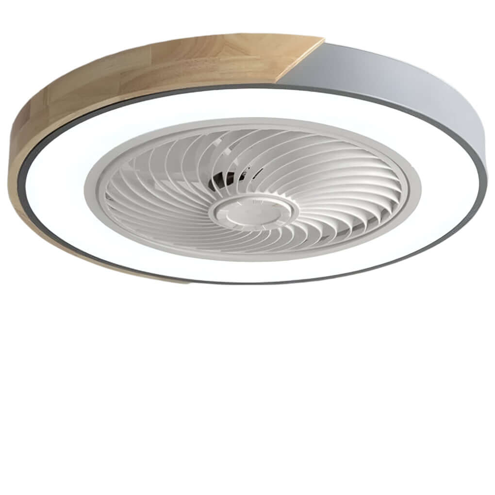 Sleek Silent Ceiling Fan with LED and Remote Control