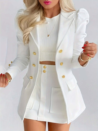 Classic Two-Piece Business Suit for Women