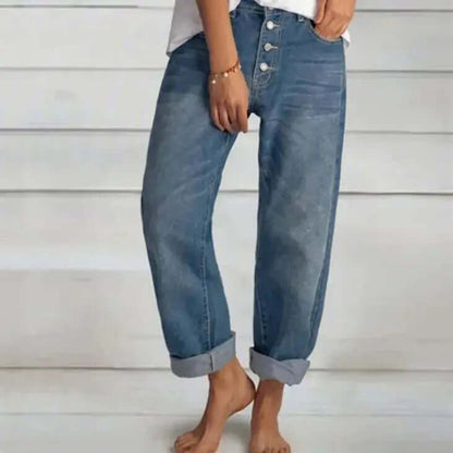 Comfortable Women's Relaxed Fit Denim Jeans