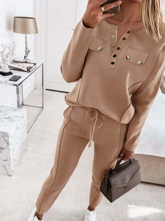 Casual Fall Outfit Set - Luxivelle