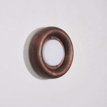 Contemporary Wooden Led Wall Lamp