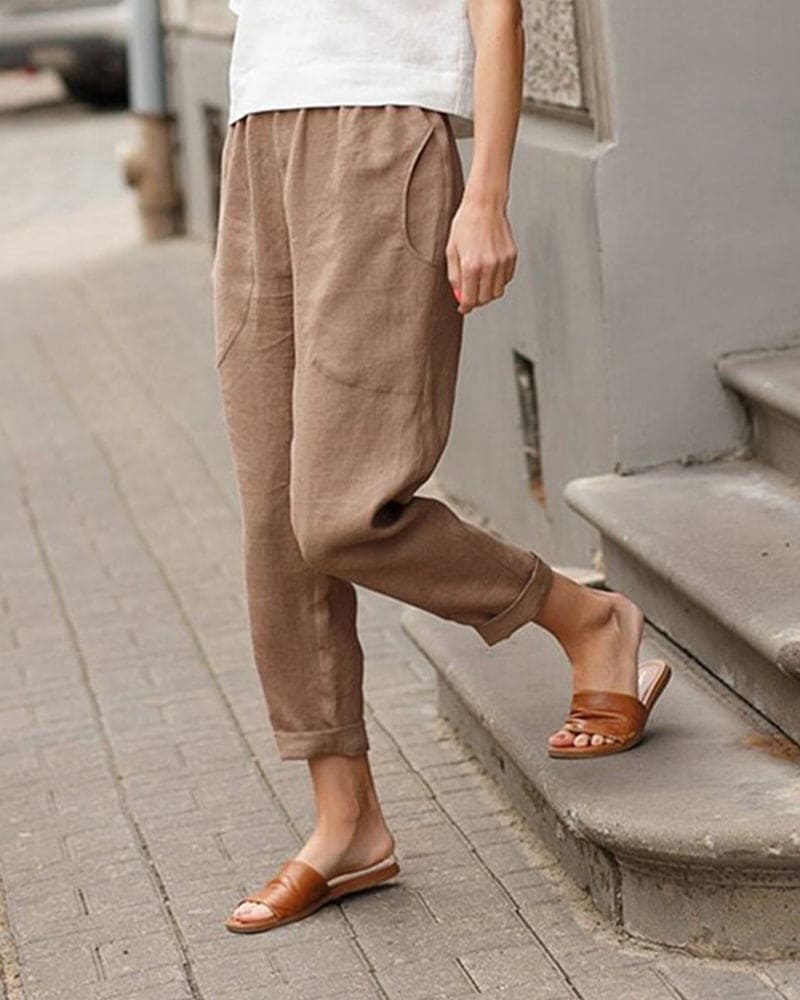 Comfortable Women's Short Pants with Pockets