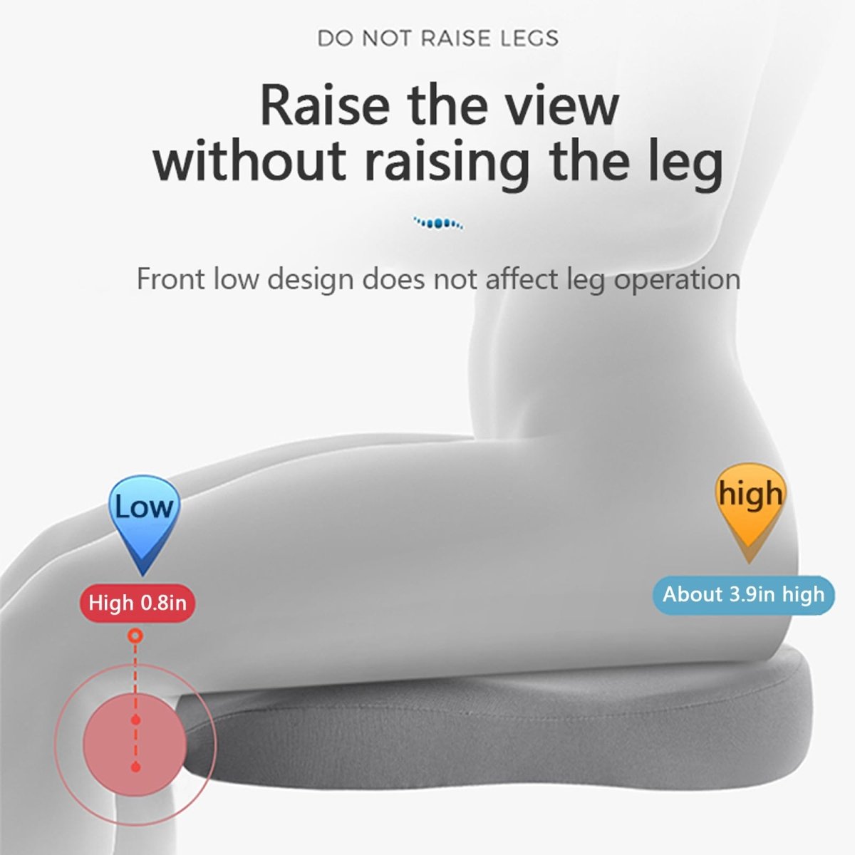 Comfortable Car Booster Seat Cushion for Extra Height