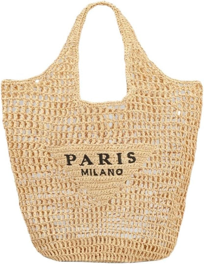 Alexandra | Casual Straw Tote Weave Shoulder Bags