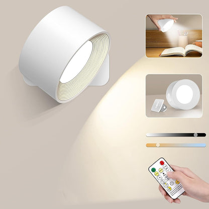 Bright Wireless LED Wall Light with Remote Timer