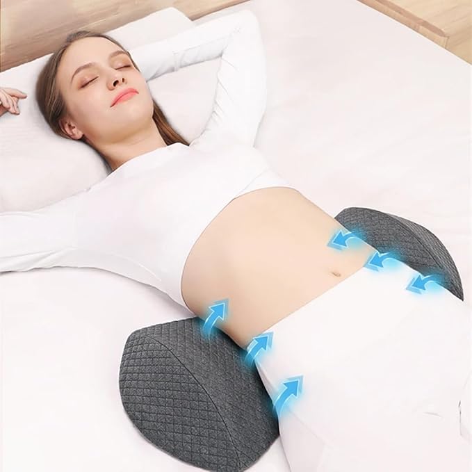 Contour Back Support Cushion for Lower Back Pain Relief