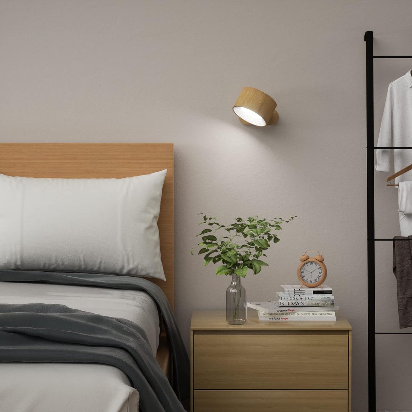 Bright Wireless LED Wall Light with Remote Timer - Luxivelle