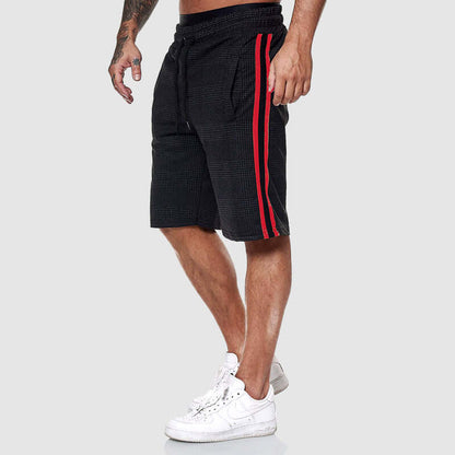 Casual Checked Waist Shorts for Men