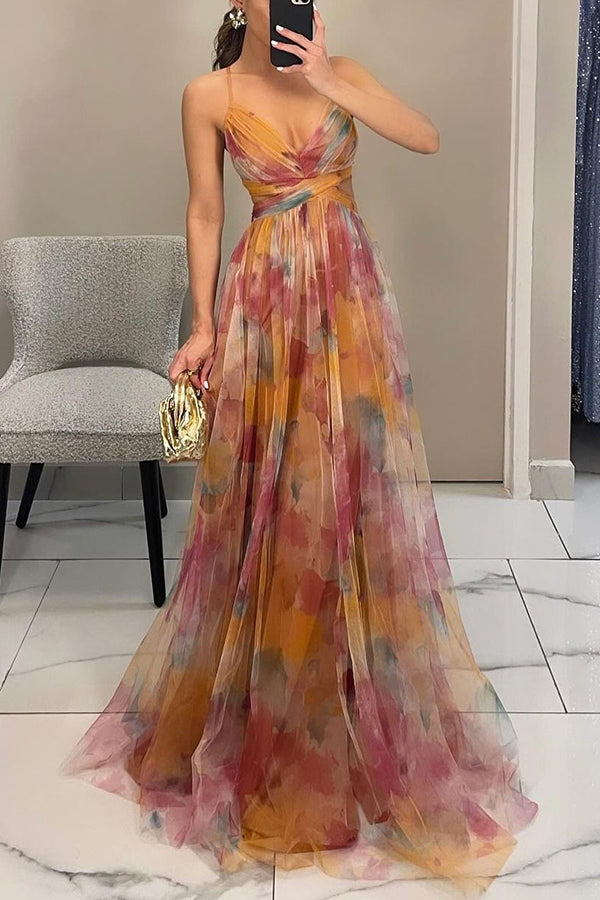 Vibrant Long Sleeve Women's Dress