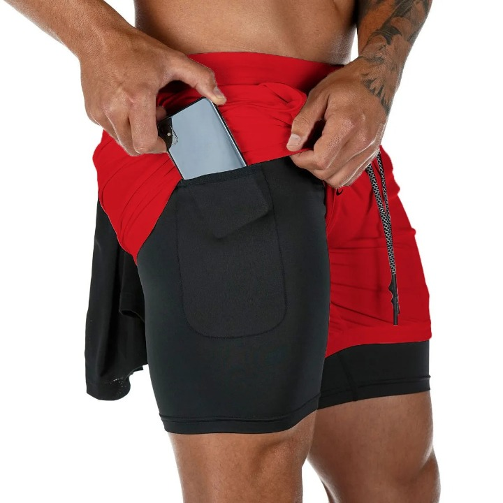 Men's Lightweight Moisture Wicking Athletic Running Shorts - Luxivelle