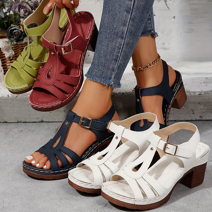 Timeless Strap Leather Sandals