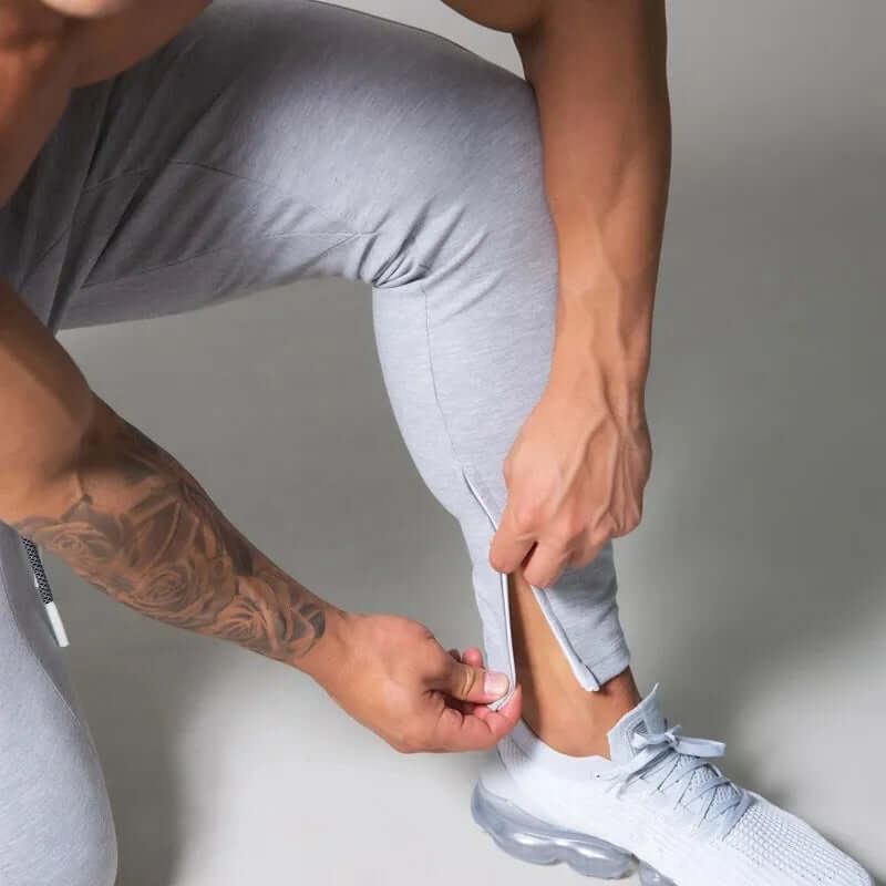 Slim Fit Stripe Men's Casual Pants