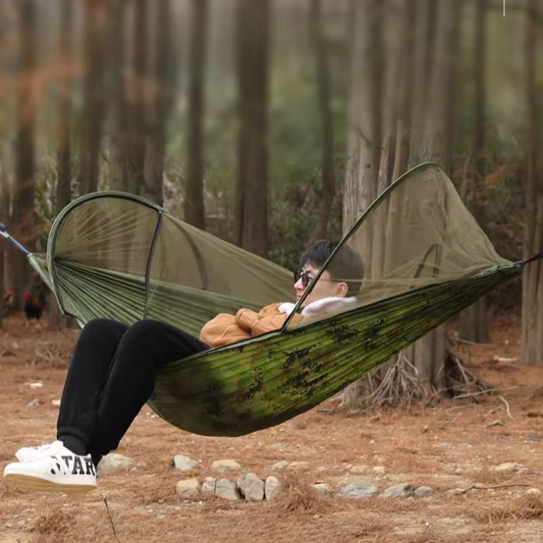 Portable Bug Free Hammock with Net