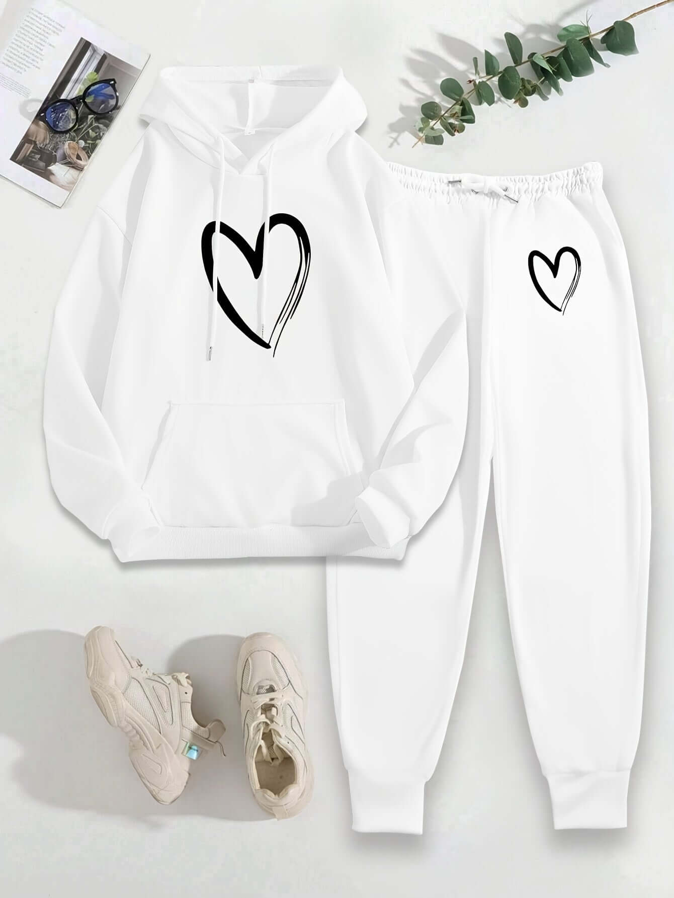 Ladies' Soft Sportswear Tracksuit Set - Luxivelle