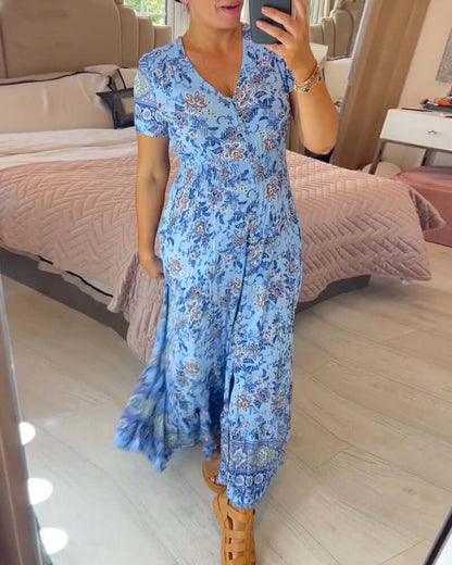 Women's Pretty Floral Long Dress