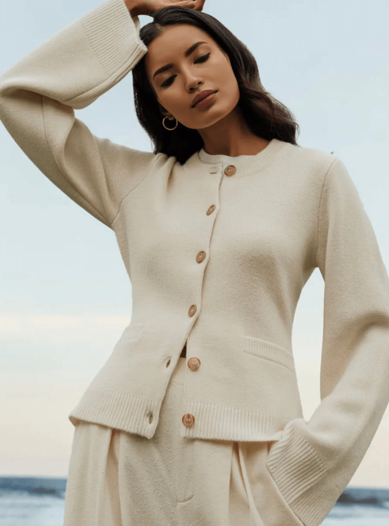 Ladies' Bell Sleeve Knit Sweater - Luxivelle