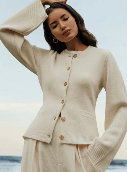 Ladies' Bell Sleeve Knit Sweater - Luxivelle