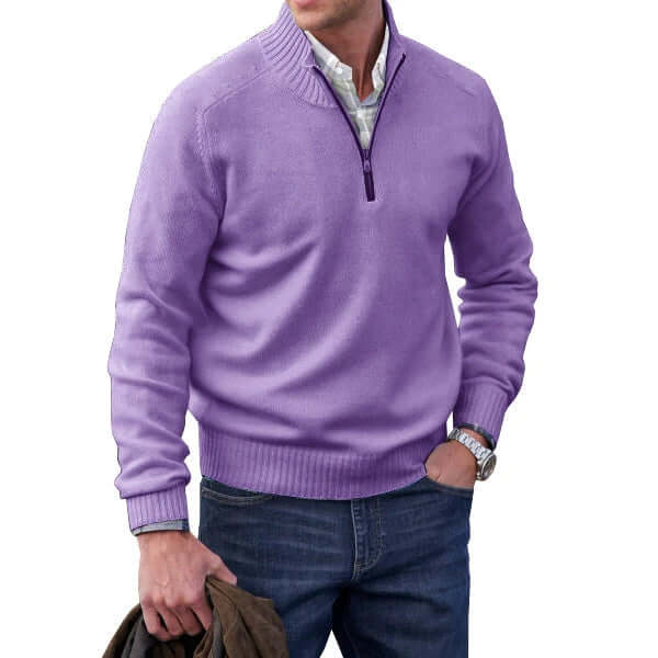 Luxury Soft Zip Up Sweater
