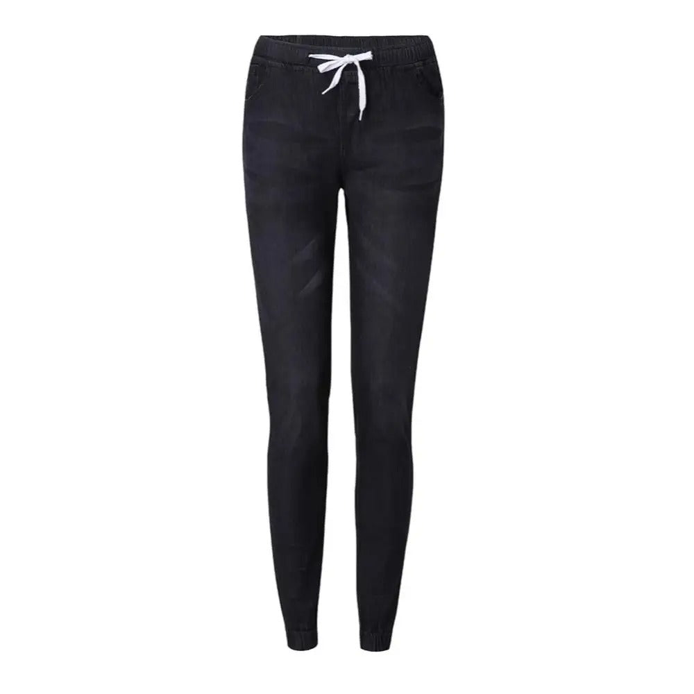 Harmony | Comfortable Cotton Blend Denim Joggers