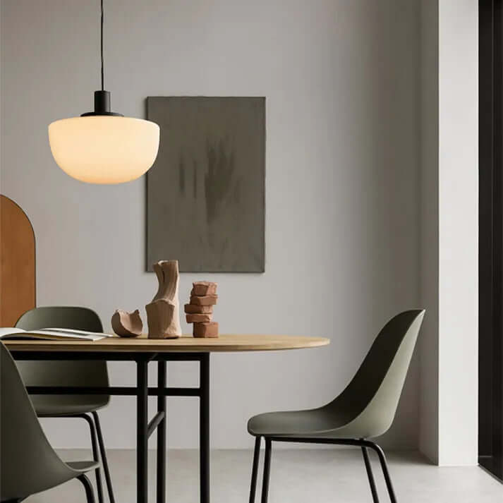 Round Clear Hanging Light