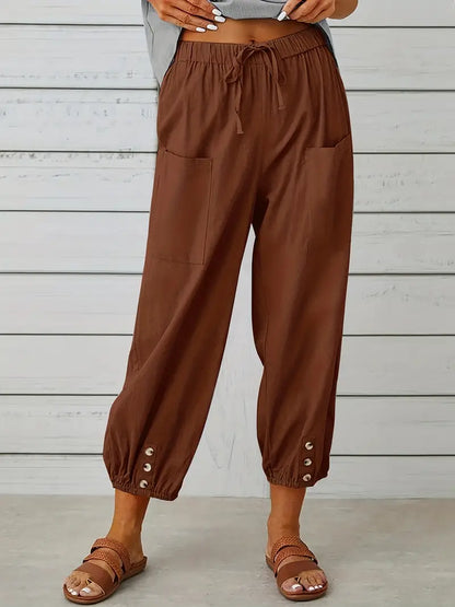 Ladies Comfort Fit Straight Leg Pants