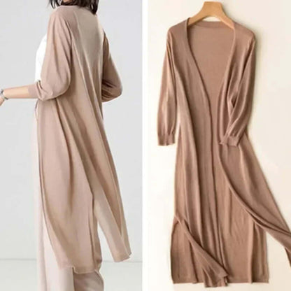 Cozy Women's Oversized Knit Cardigan Sweater - Luxivelle