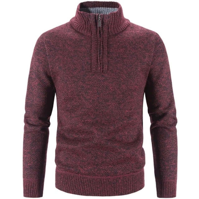 Men's Fitted Crew Neck Sweater Pullover