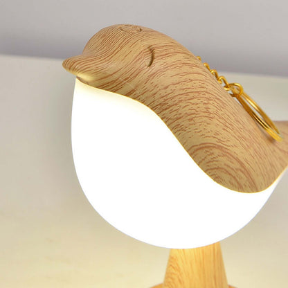 Colorful Bird Table Lamp with Bright LED Lighting