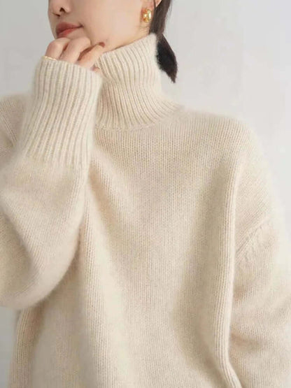 Luxurious Soft Crew Neck Cashmere Sweater
