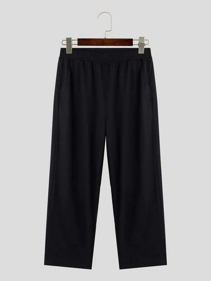 Comfortable Men's Lounge Pants Shirt Set