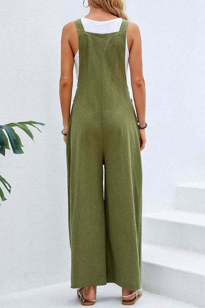 Comfortable V Neck Halter Jumpsuit for Women