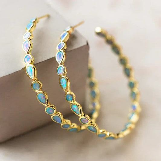 Classic Circle Drop Earrings - Luxivelle