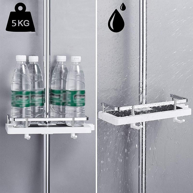 Easy Install Shower Caddy - Compact Bathroom Shelf