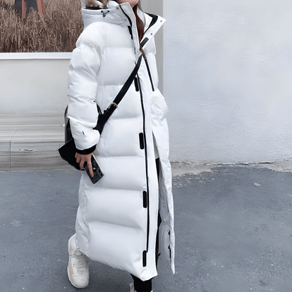Warm Women's Padded Parka Coat